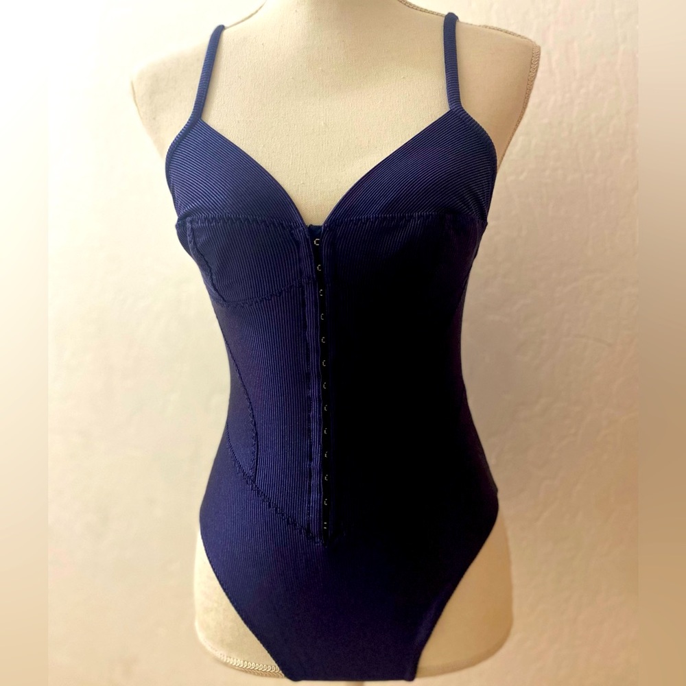 Vintage Vintage 90's Moalizia la Perla deep purple Bodysuit Made in Italy